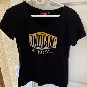 Indian Motorcycle Women's Black Tee